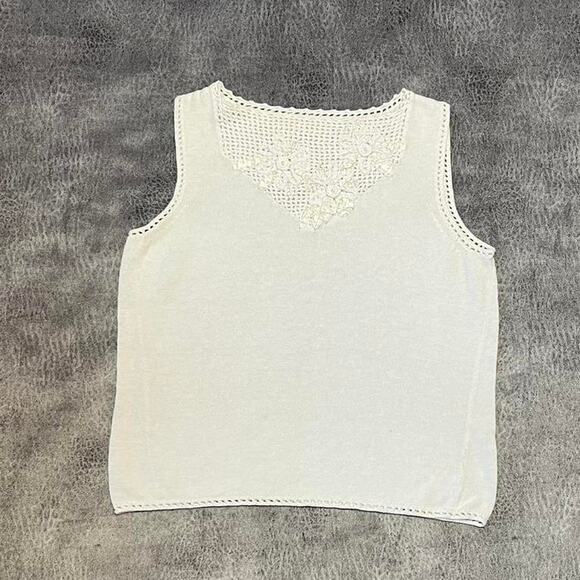 Knit y2k embroidered tank top - Picture 2 of 6